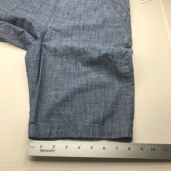 Wonder Nation Boy's Size 18 Adjustable Waist Flat Front Shorts Blue New - Picture 11 of 13